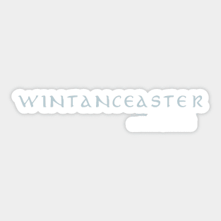 Wintanceaster - Winchester (Fortified Meeting Place) - Anglo Saxon Town Name Sticker